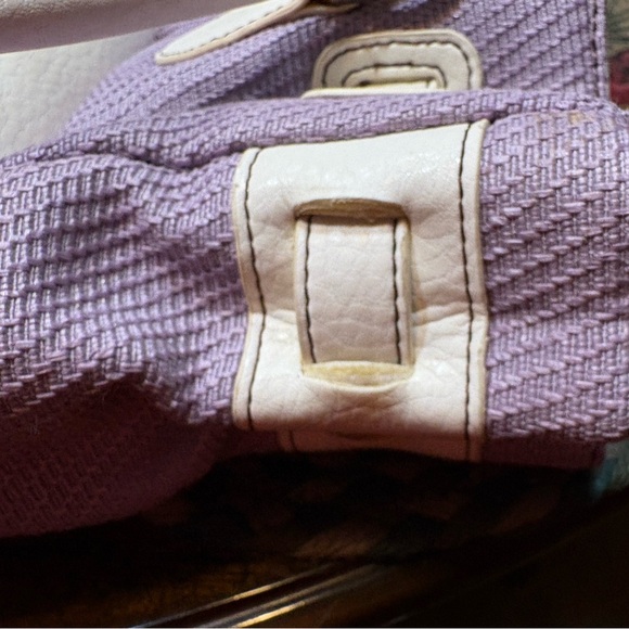 Etienne Aigner Marseille Straw Collection - Lilac/White - Picture 4 of 10